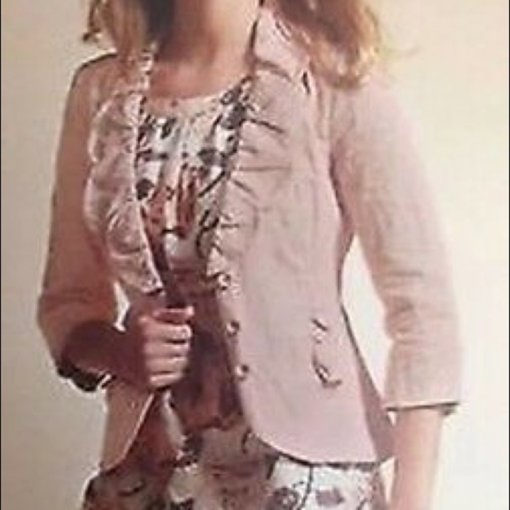 Cabi pink blush petal jacket